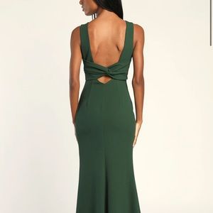 Green lulus dress